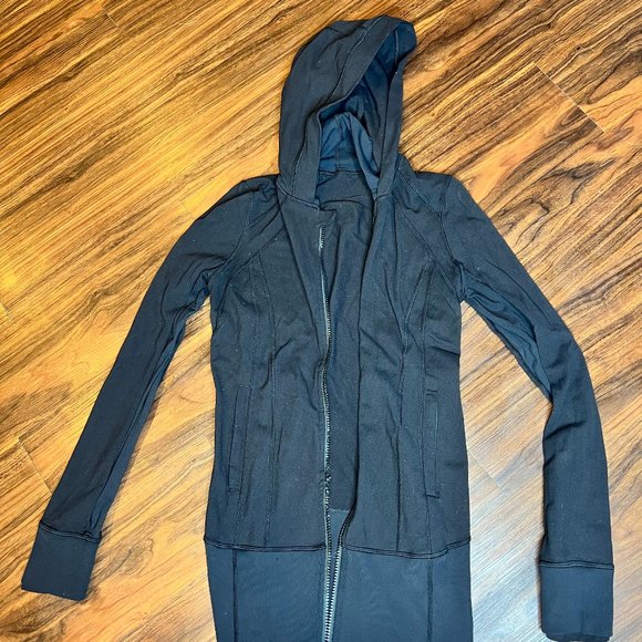 lululemon Long Hooded Define Jacket Size 2 - Picture 1 of 12